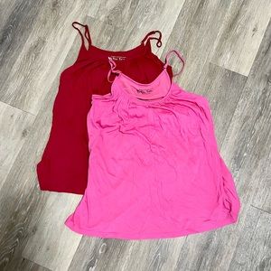 Victoria’s Secret - 2 Bra Tops - Light Pink and Dark Pink - Size Small